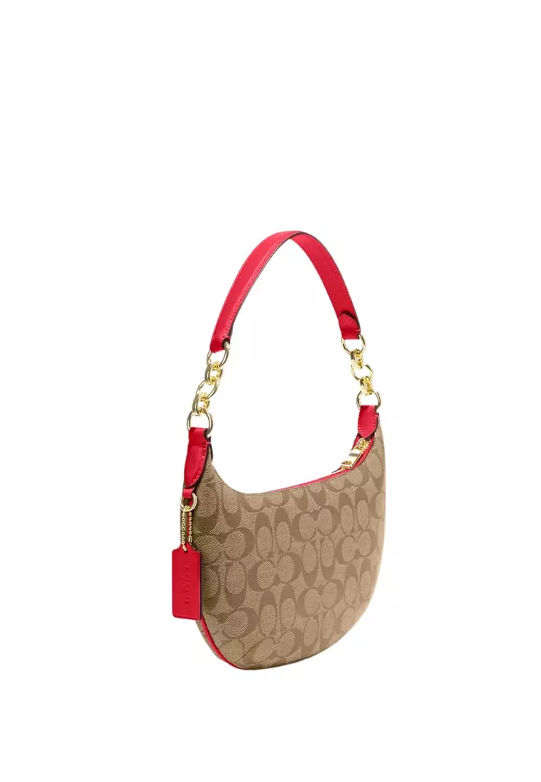 Coach skylar hobo in signature 2025 canvas