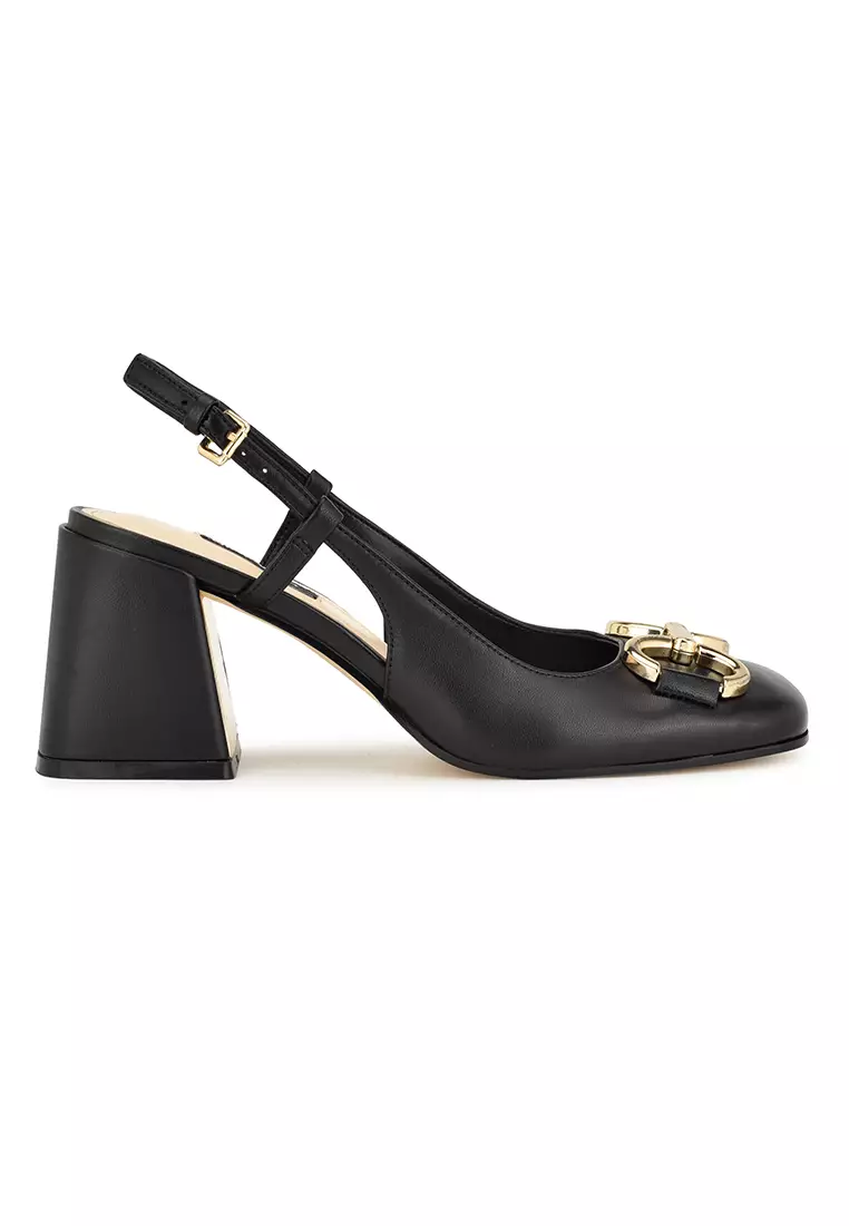 Discount on Nine West  shoes - SKU: Cast Block Heel Adjustable Ankle Strap Dress Pumps Black