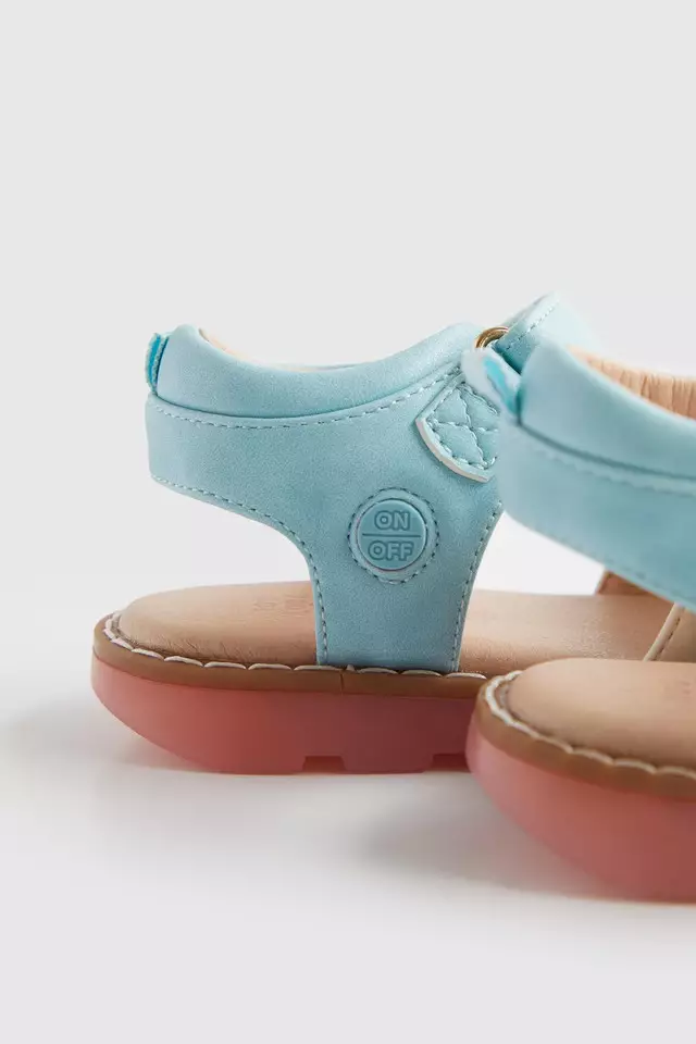 Mothercare Light-Up Bunny - Sepatu Sandal Anak Perempuan (Biru)