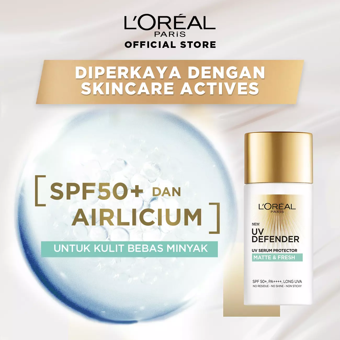 L'Oreal Paris UV Defender UV Protector Matte & Fresh SPF50+ / PA++++