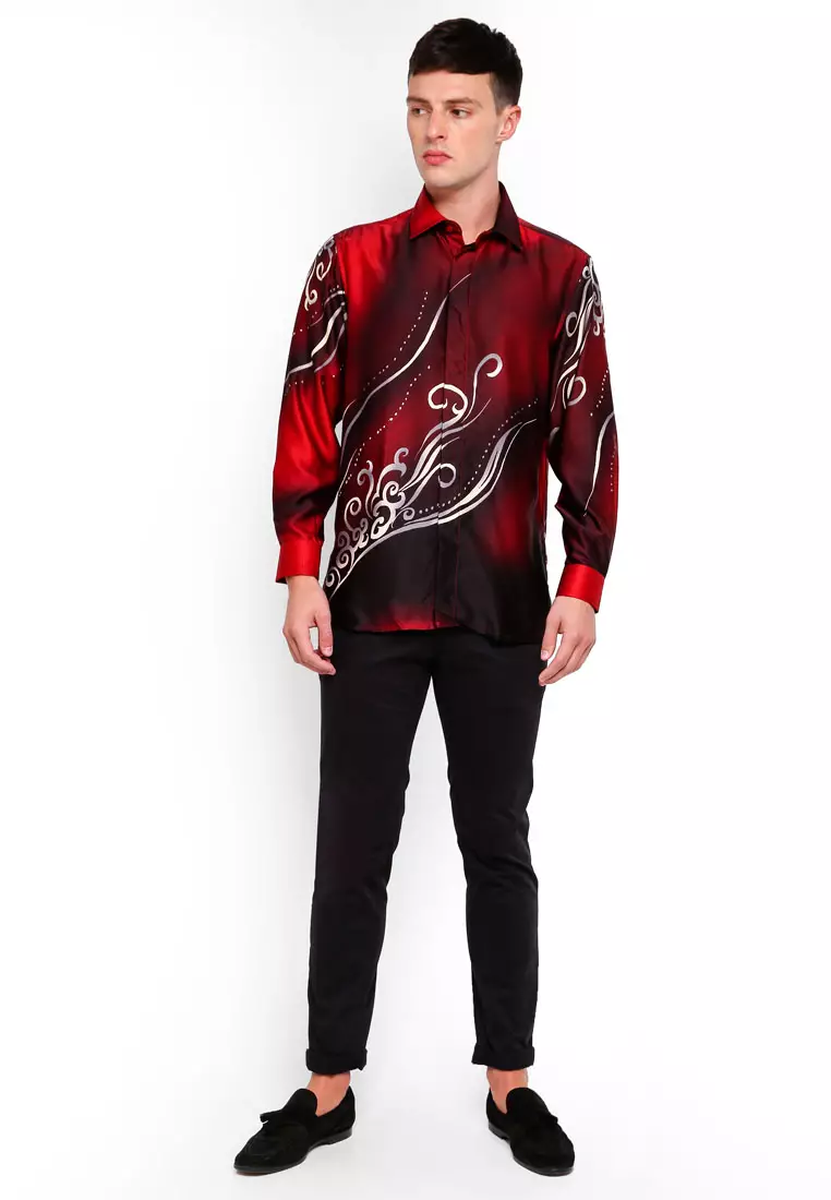 Buy Gene Martino Men Baju Batik Online | ZALORA Malaysia