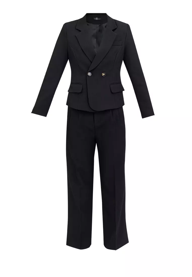 Comfort Fit Stretch Blazer with Pants