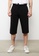 LC WAIKIKI black Standard Pattern Waist Elastic Men's Shorts 920E1AA0221376GS_3