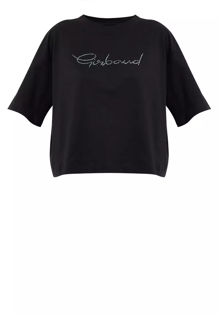 Ladies Rhine Crop Boxy Tee