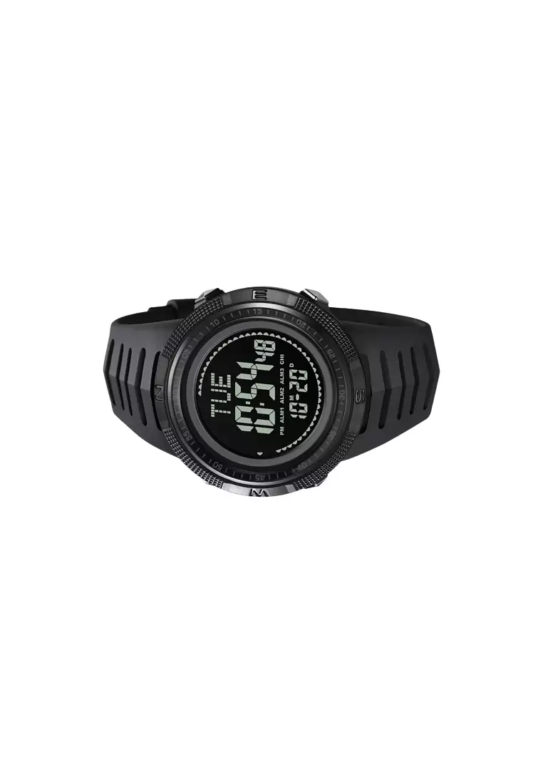 Jam Tangan Digital Pria Sporty Black ORIGINAL