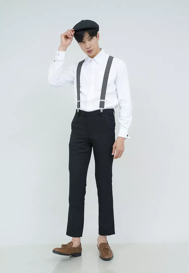 Houseofcuff Suspender Tali Jojon Karet ikat pinggang pria dewasa besar A08