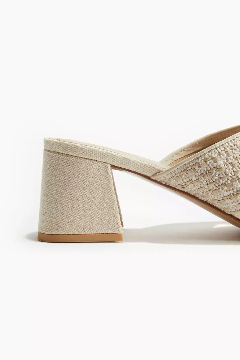 Textured mules