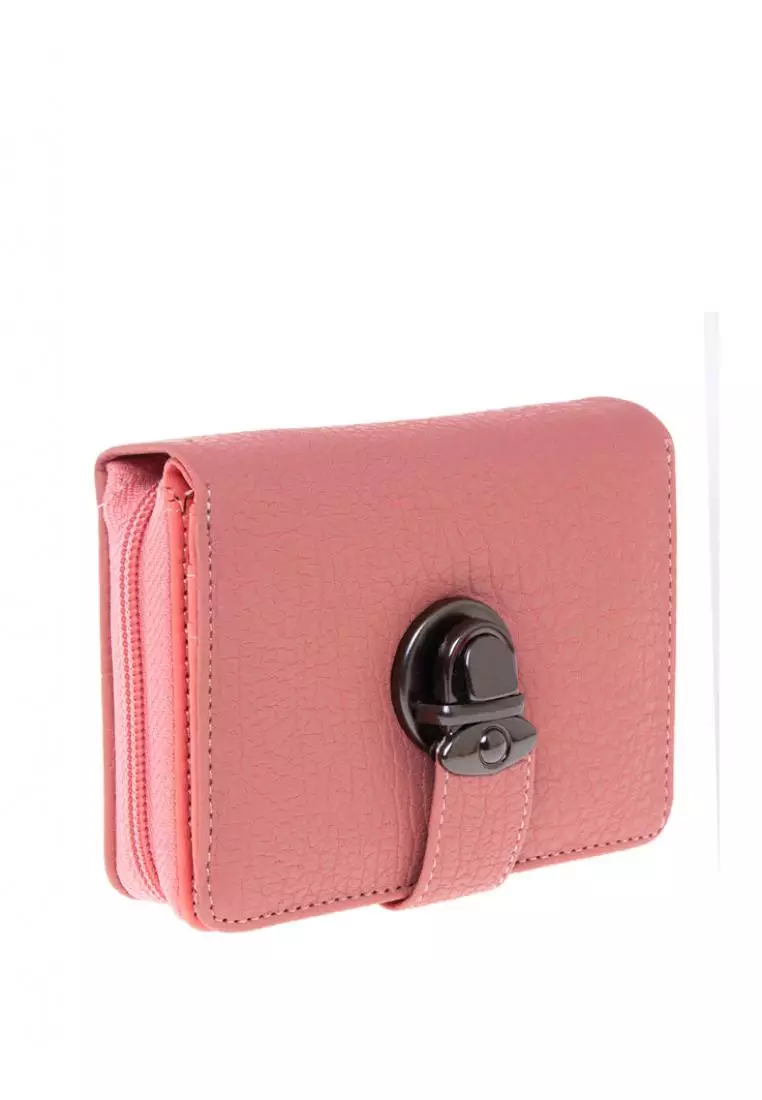 Beril Dompet Wanita Design Simple Card Wallet Premium Quality - Guava