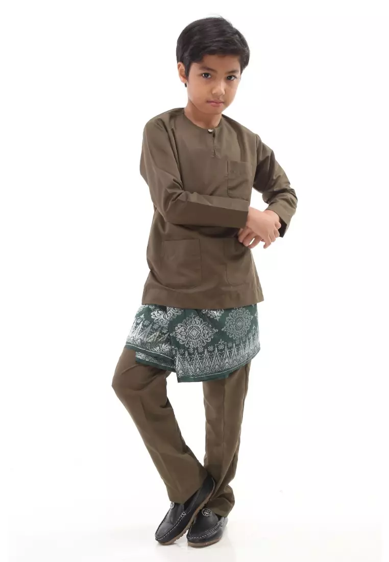 Baju Melayu Moden Teluk Belanga For Kids