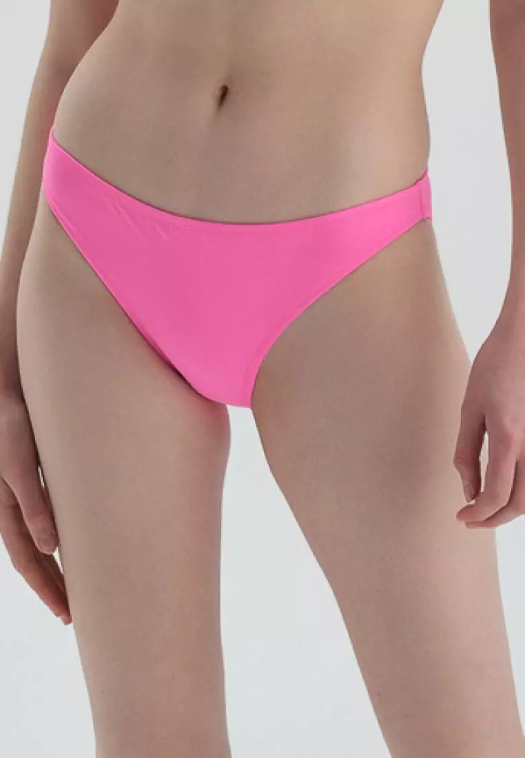 Buy DAG Neon Pink Bikini Bottom Plain Beachwear for Women 2024