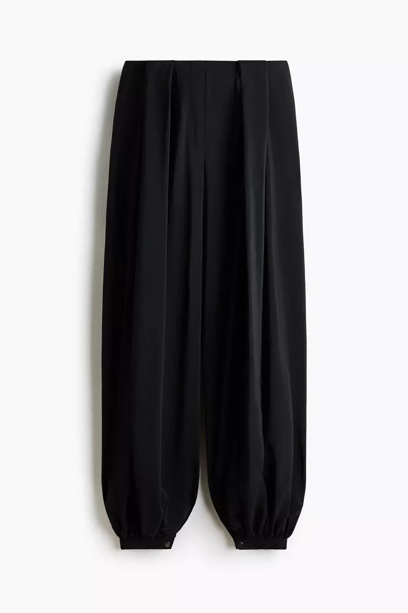 Balloon-leg modal trousers