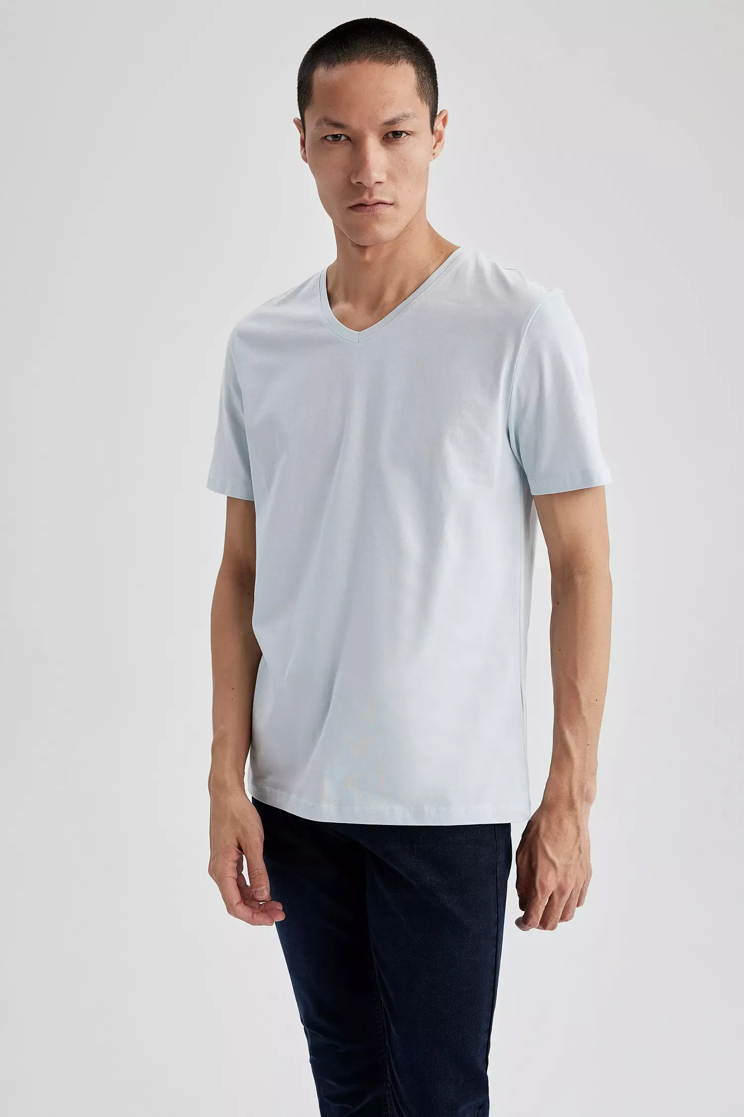 DeFacto T-shirt oversize girocollo a maniche corte per uomo