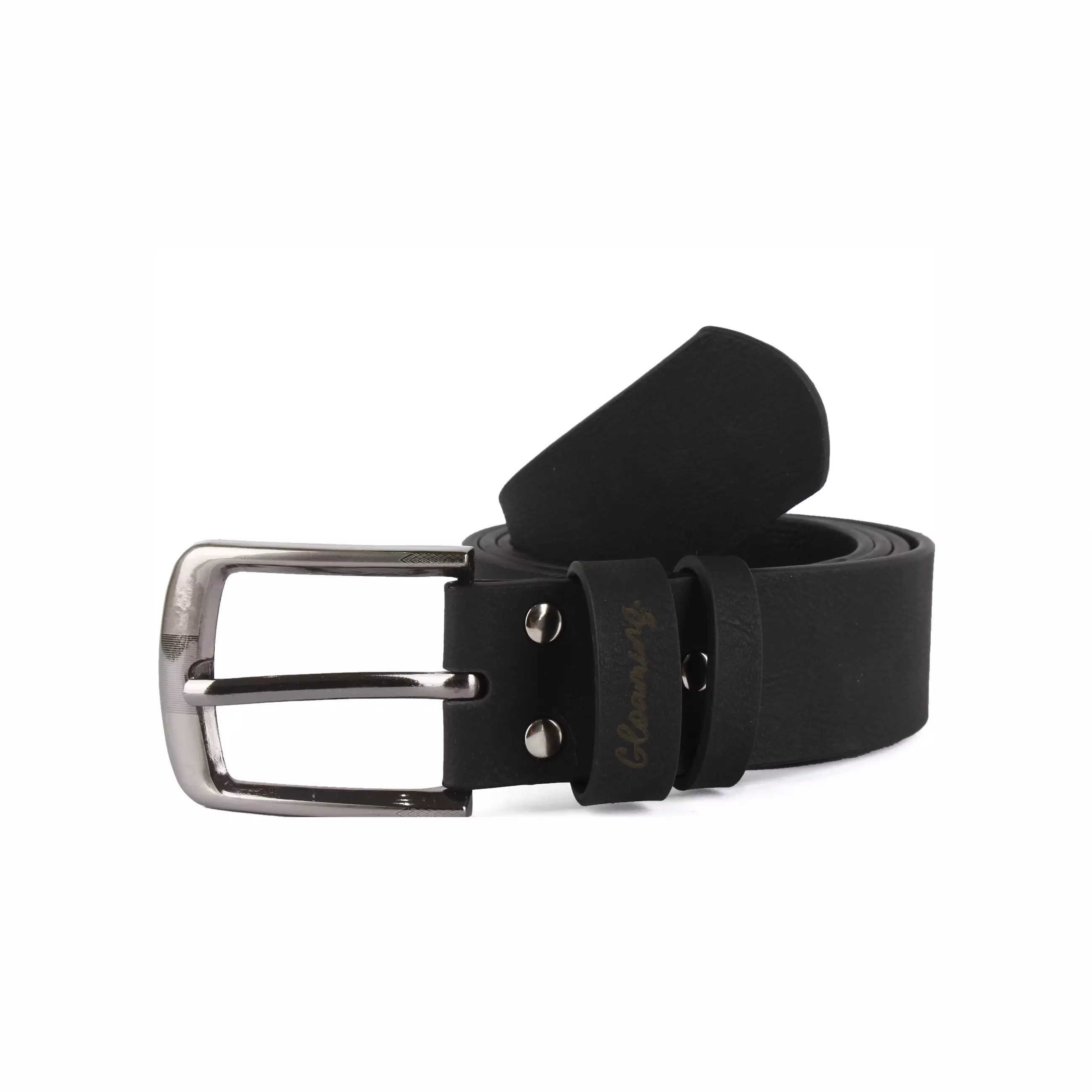 Gloaming Entifier Black Ikat Pinggang Pria Kulit Original Gloaming Belt