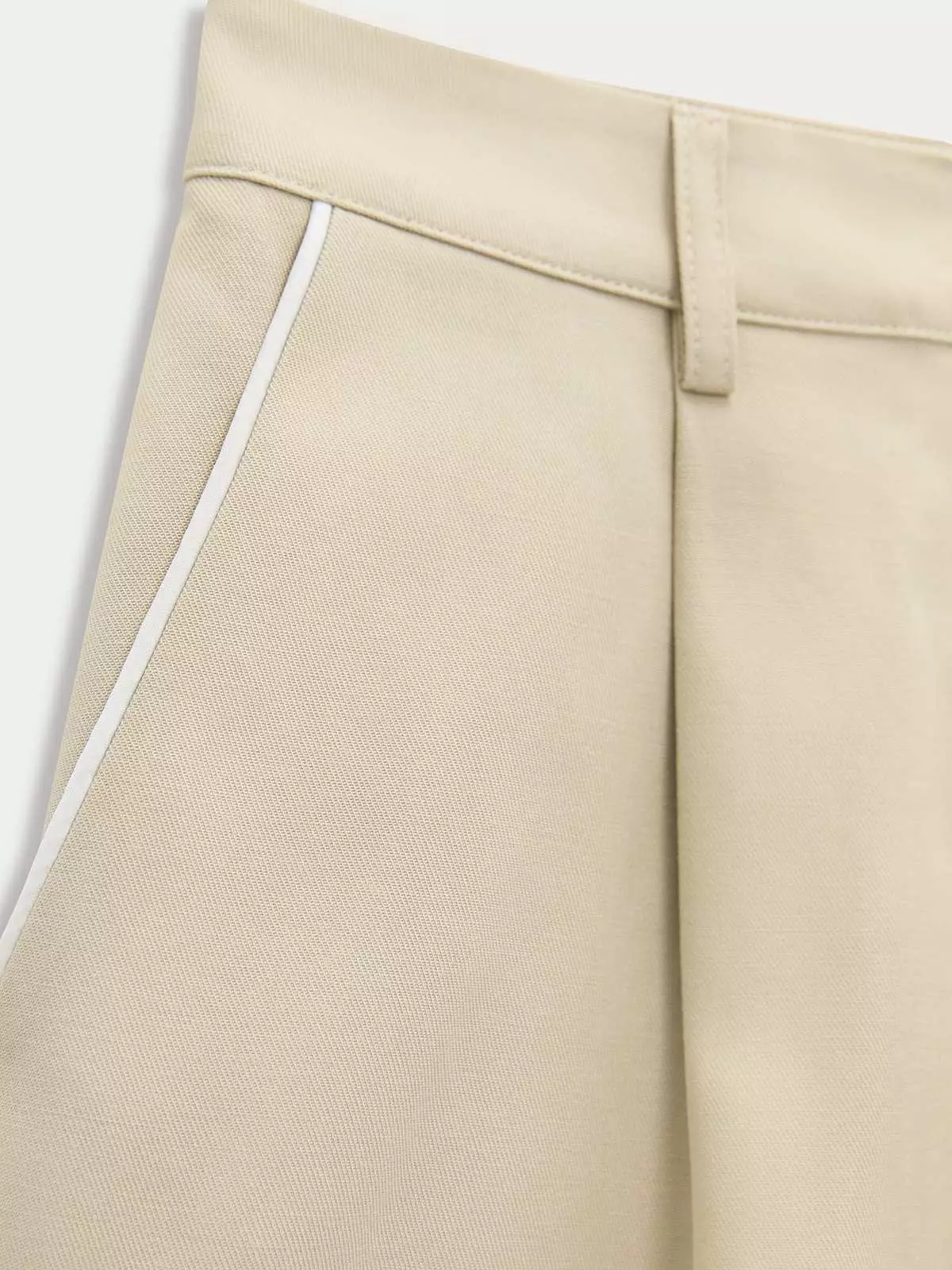 Tailored Shorts - Beige