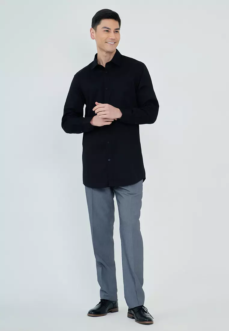 Regular Fit Textured Dress Shirt