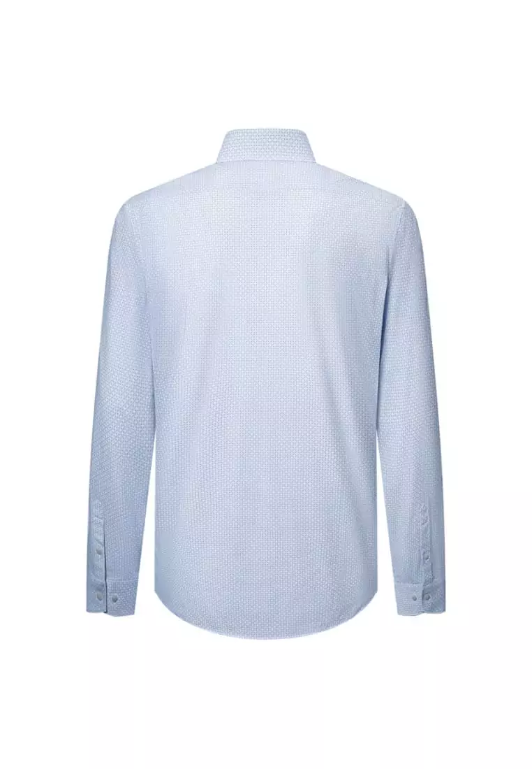 Non-Iron Cotton Stretch Smart Fit 2 Tone Shirt