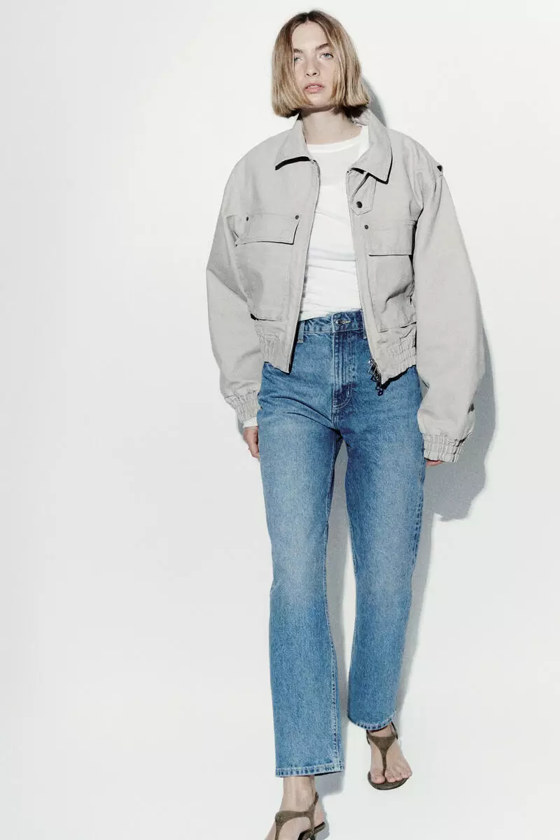 Mom Slim Fit High Waist Ankle Jeans