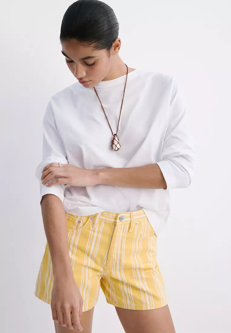 Striped Straight-Fit Shorts