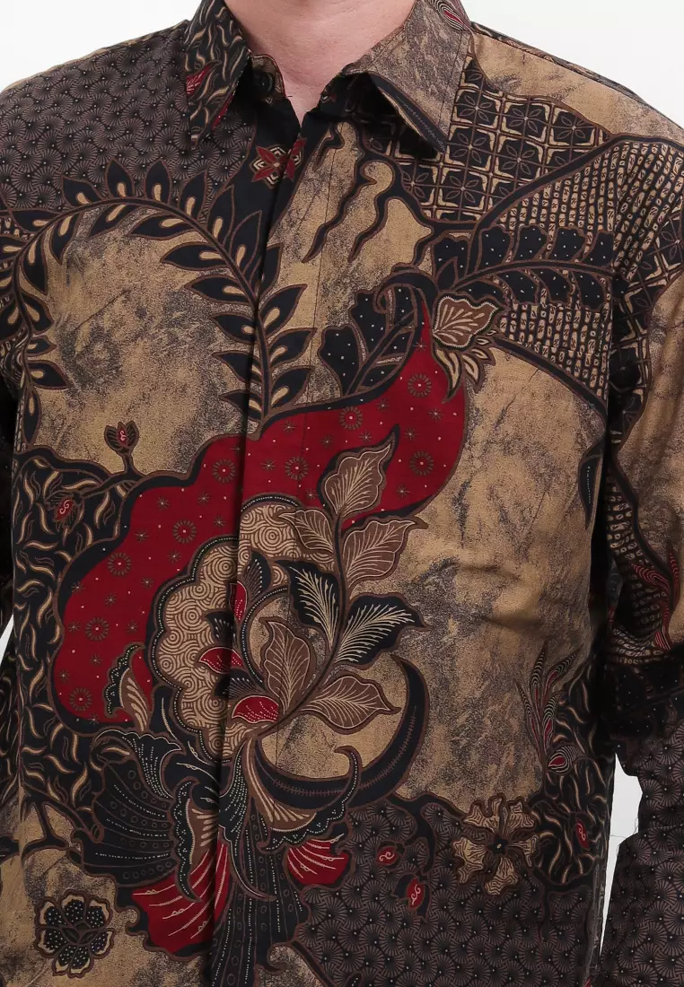 Batik Talenta Exclusive Lengan Panjang Bunga Coksu