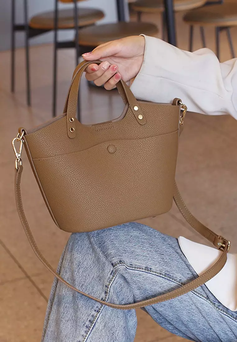 Buy XAFITI Brand New Cow Leather Crossbody Tote Bag 2025 Online - Main Image