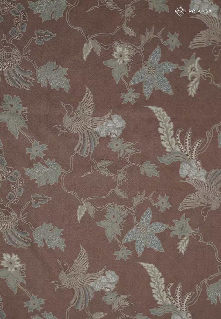 My Aksa Batik Premium Kain Katun Superfine Jarak Semu Brown