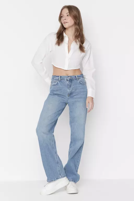 Low Waist Wide Leg Jeans