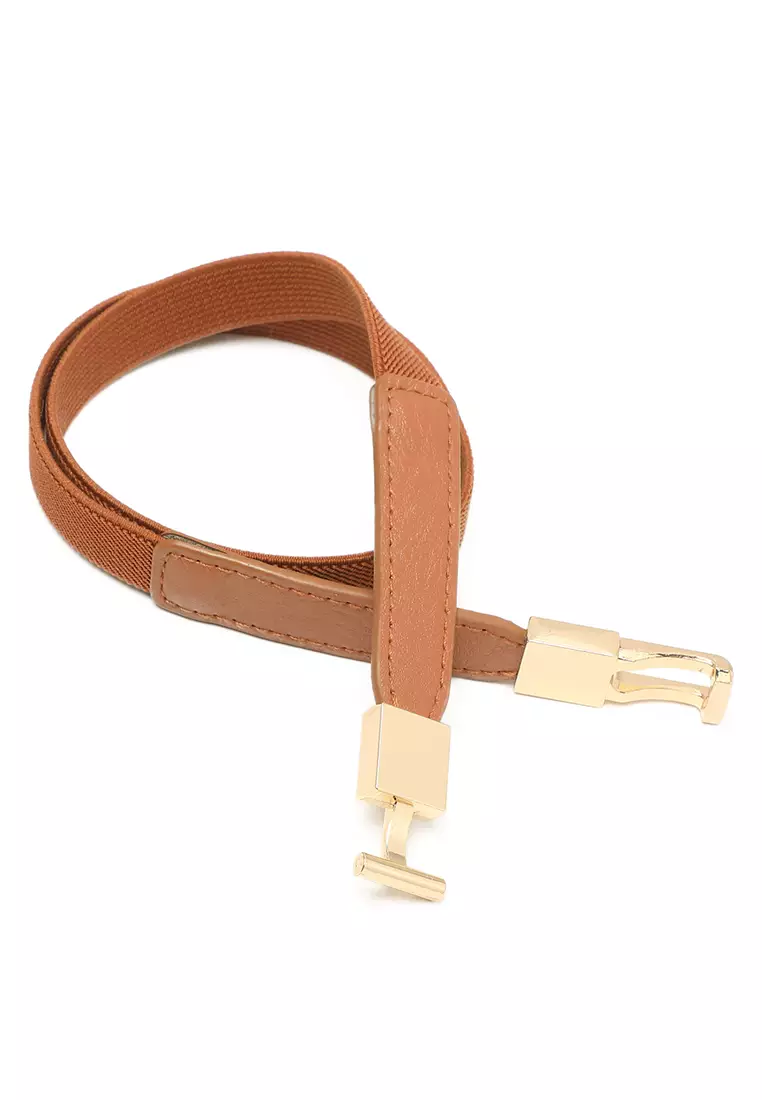 GYKACO AILEE Brown - Ikat Pinggang Wanita - Fashion Belt / Sabuk (Import)