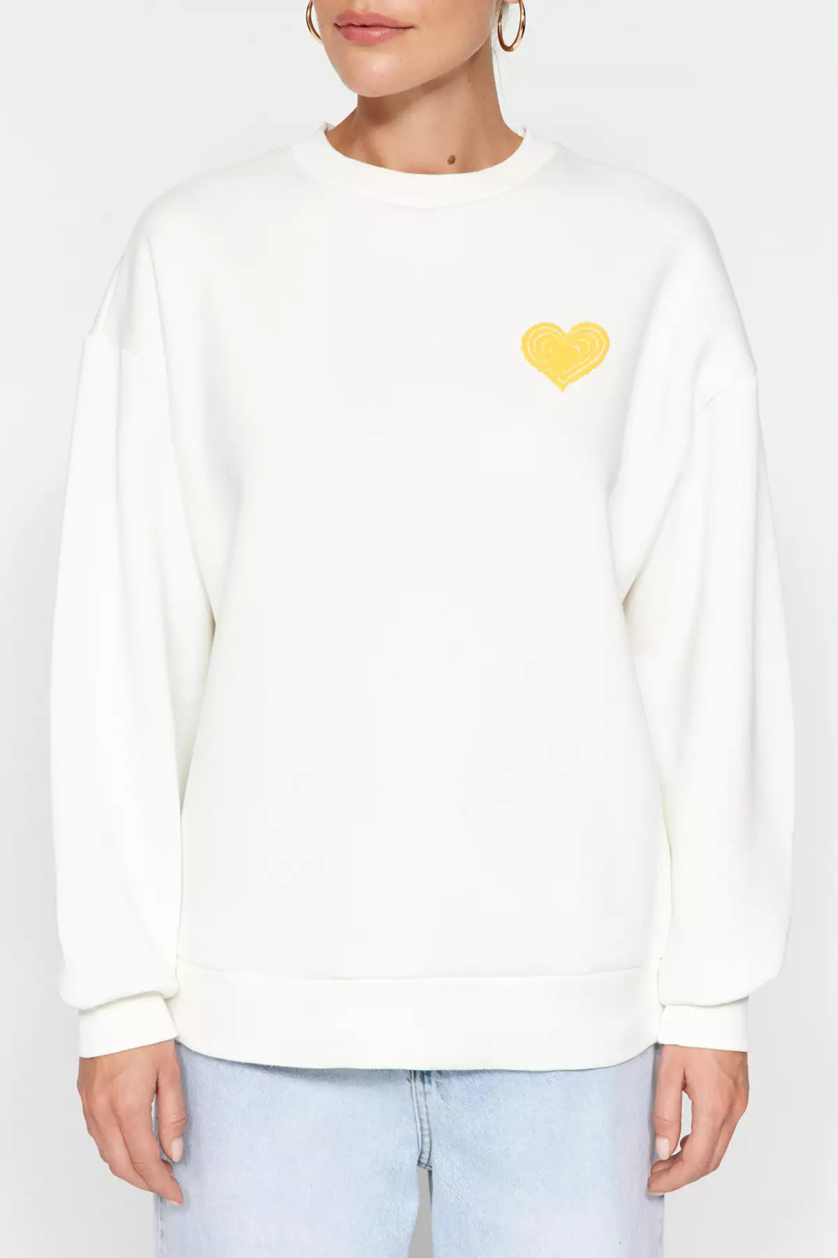 Printed Oversize Sweatshirt