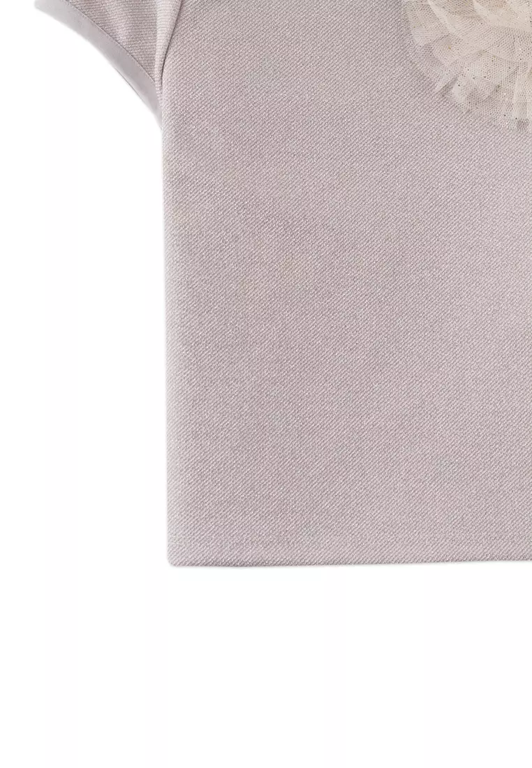 Alicia Blouse With Self Fabric Corsage