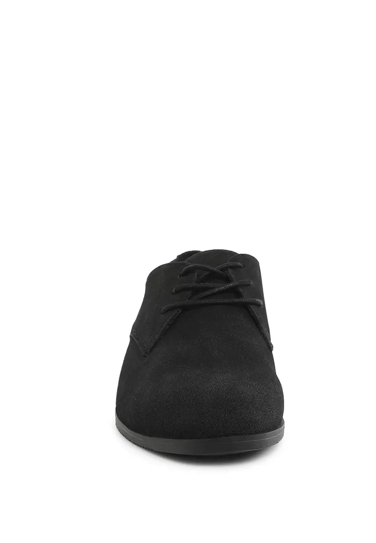Sepatu Derby Klasik Warna Hitam