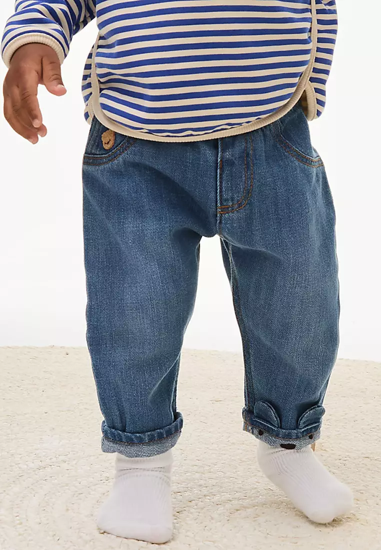 2Pc Cotton Rich Top & Bottom Outfit