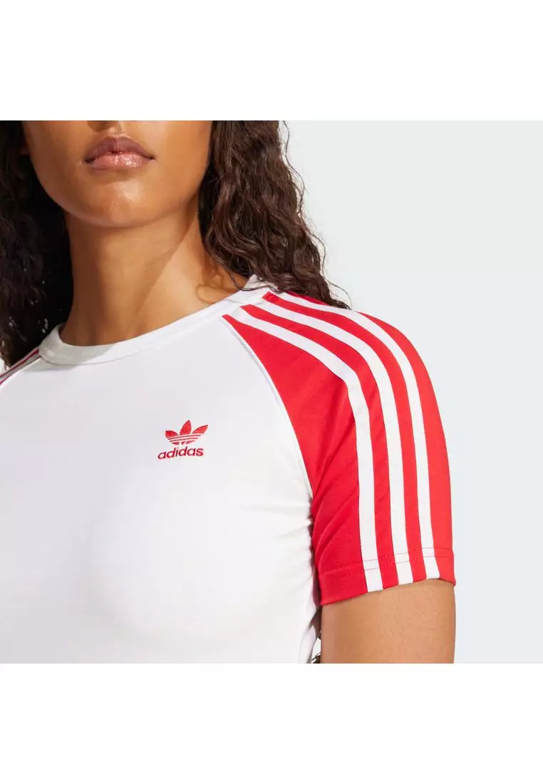 ★★Adairs★★ Adicolor 3S Raglan Tee JD4968 adidas Adicolor 3S Raglan Tee Women's Lifestyle T-Shirts