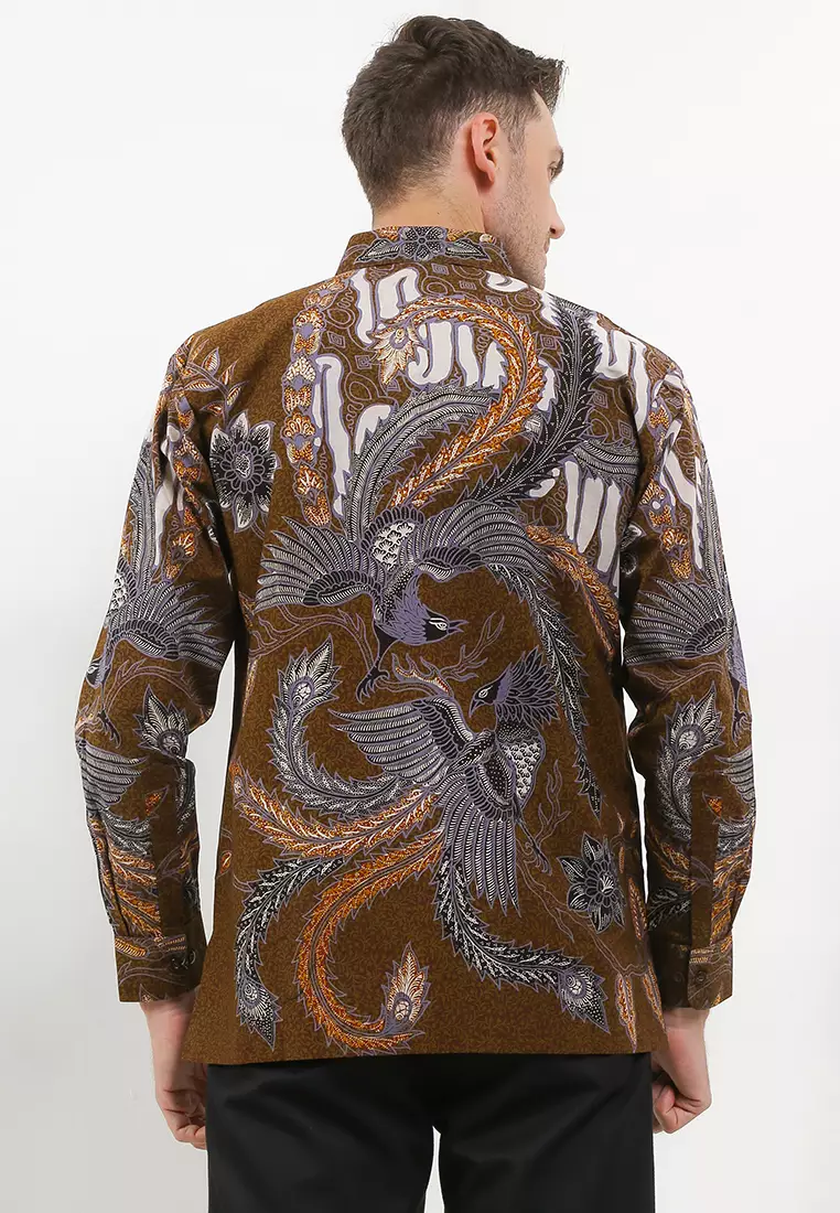 Kemeja Batik Katun Lengan Panjang Motif Towus Batik Exclusive Premium
