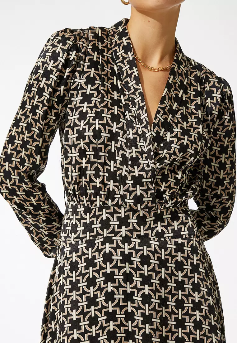 Ayşegül Afacan x KOTON Pattern Mini Dress