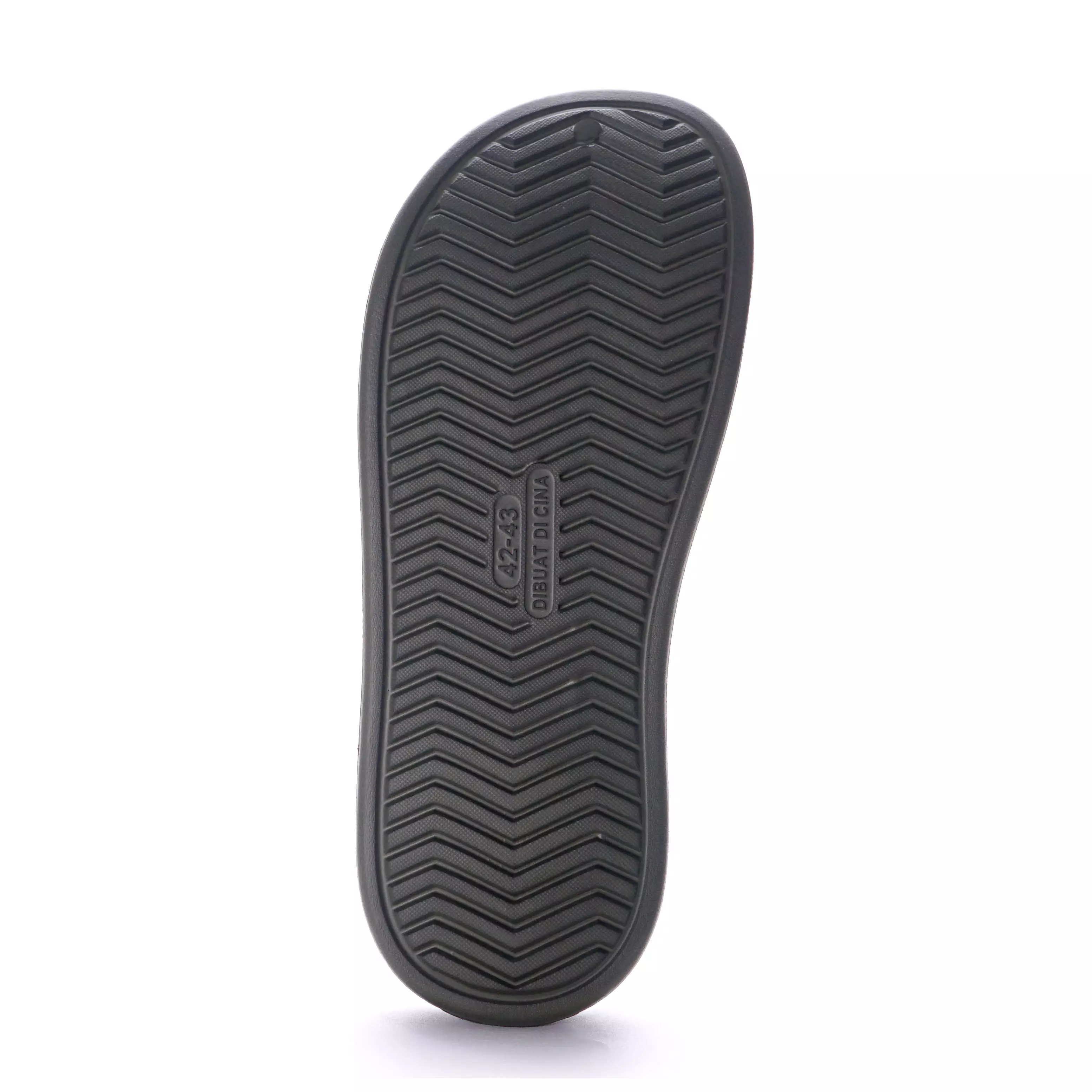 ZANDILAC - SANDAL LAKI DEWASA CH112174LD jepit full karet - HIJAU CYPRESS