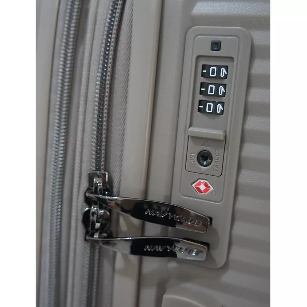 Navy Club Nacio Koper Hardcase - Fiber PP 4 Roda Putar TSA Lock - Size 20/24Inch