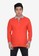 Andre Michel red and orange Andre Michel Kaos Polo Shirt Lengan Panjang Kerah Abu Orange Merah 933-77 6AE3EAA334107CGS_1