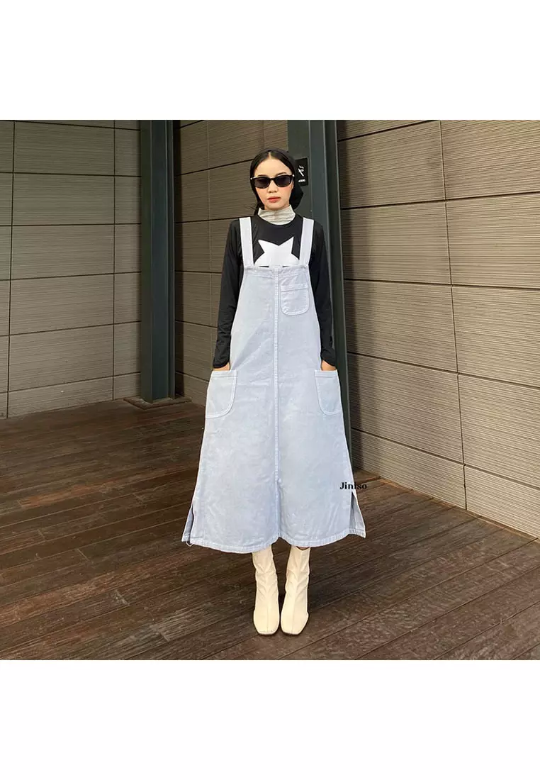 Jumpsuit 003 Overall Jeans Rok Panjang