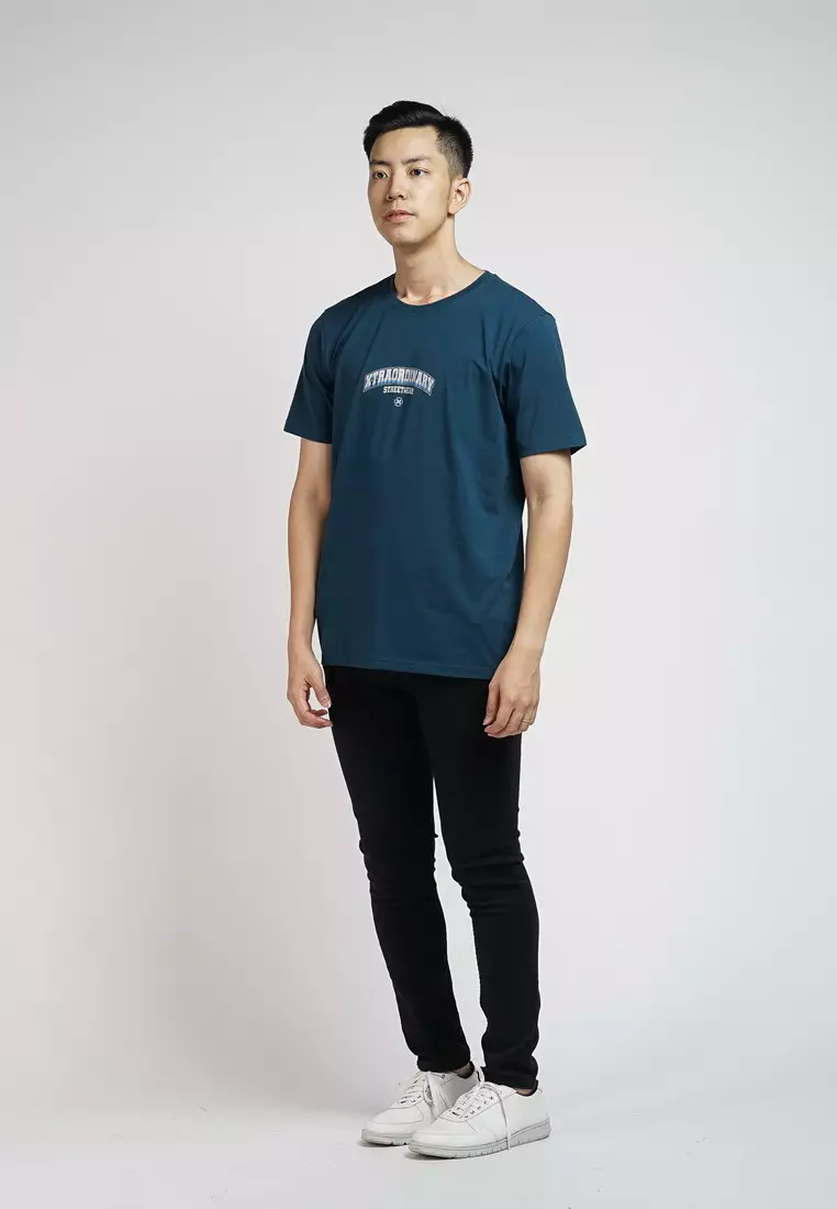 XTRAORDINARY T-Shirt Cotton Spandex Pria 48092