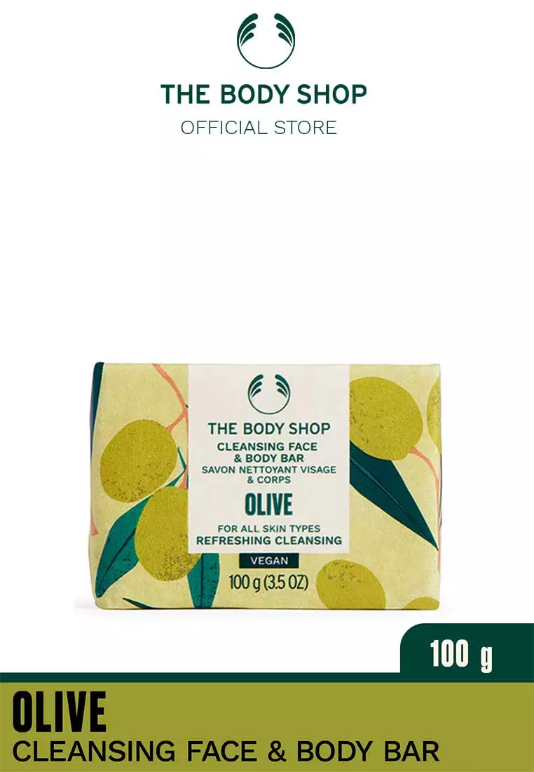 Olive Cleansing Face & Body Bar (100g)