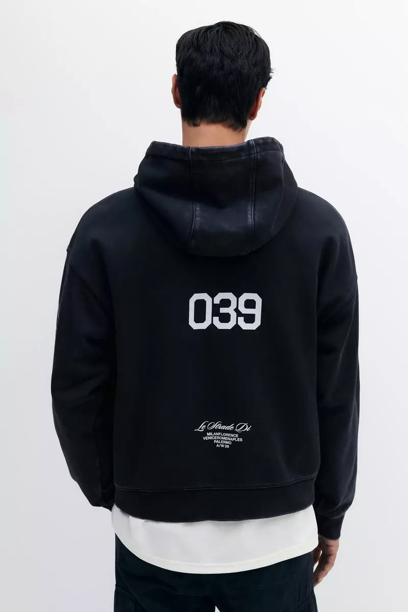 Oversized Fit Washed hoodie