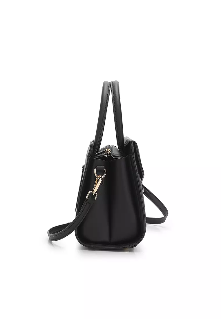 Women's Top Handle Bag / Sling Bag / Crossbody Bag (Tas Selempang / Tas Tangan) - Hitam