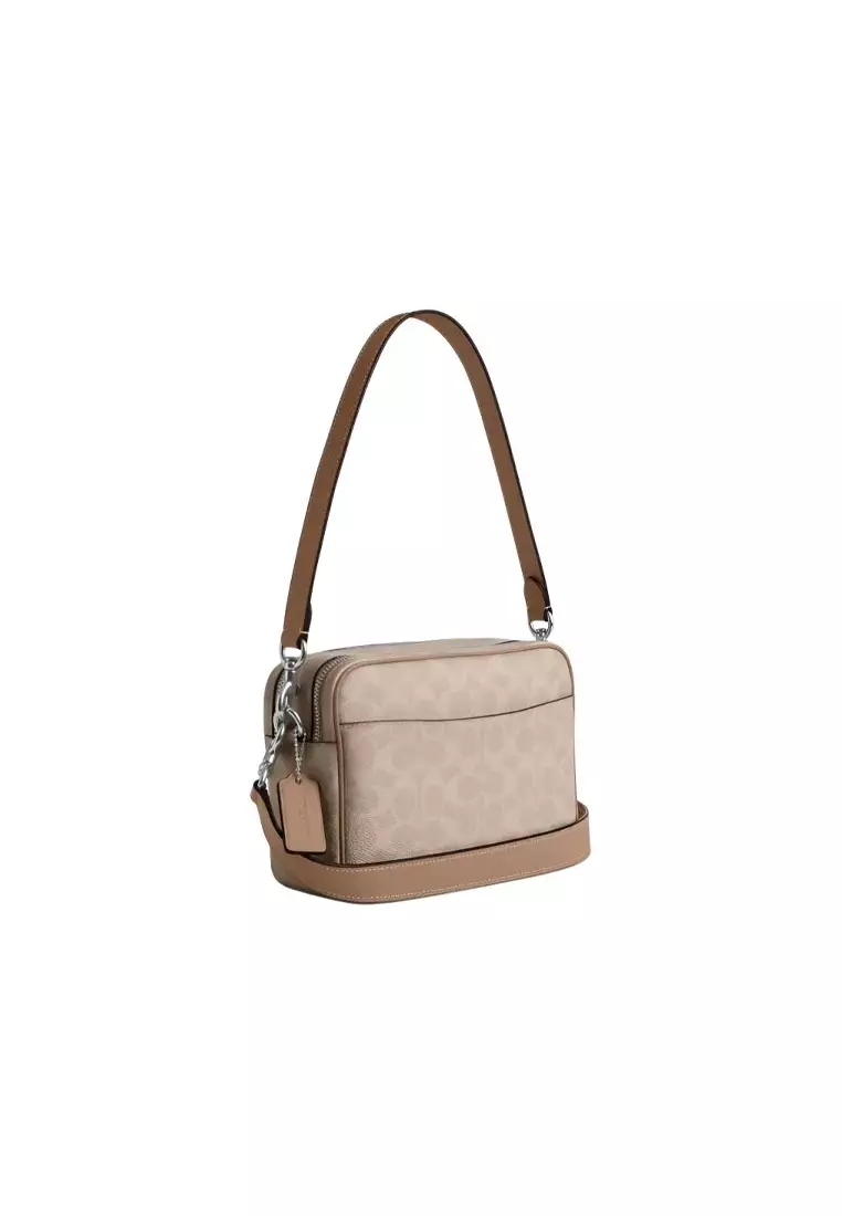 CAREY 21 Women's Crossbody Bag in Sandy Yellow with Gray Brown Color CEK66