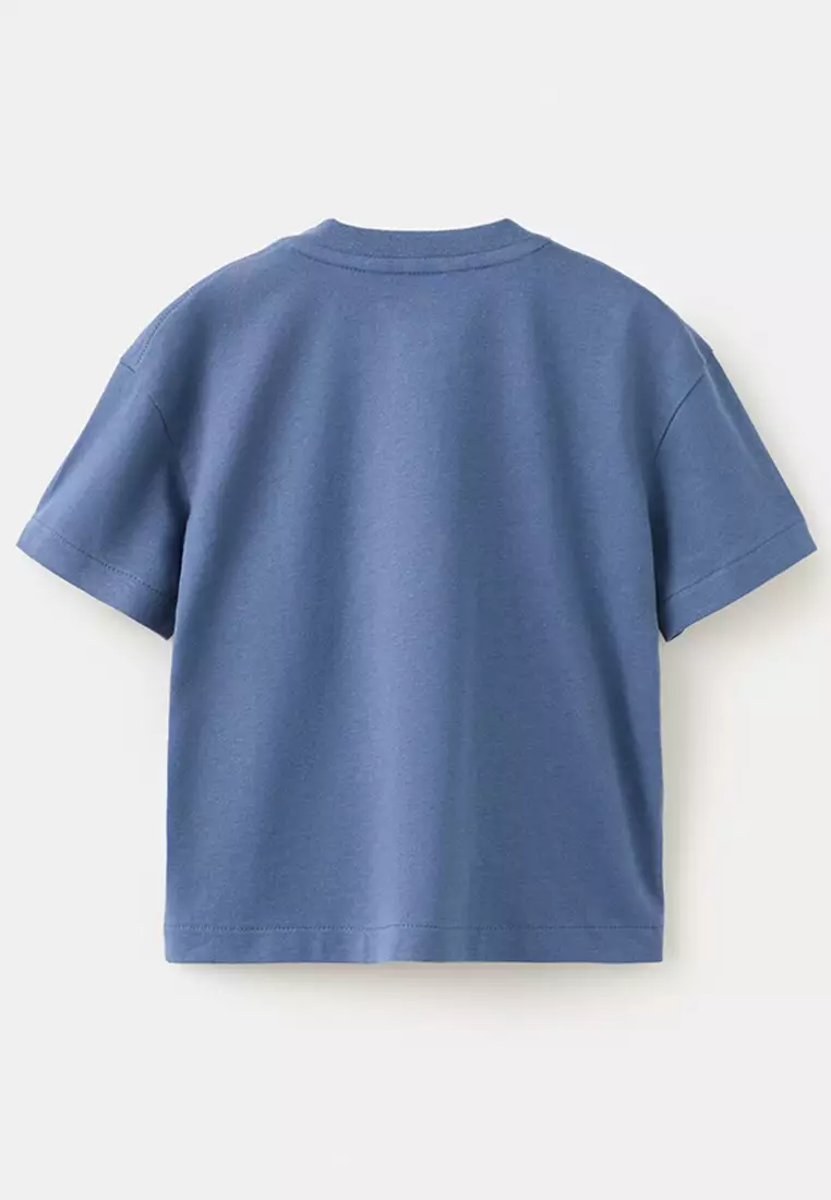Buttoned Cotton T-Shirt