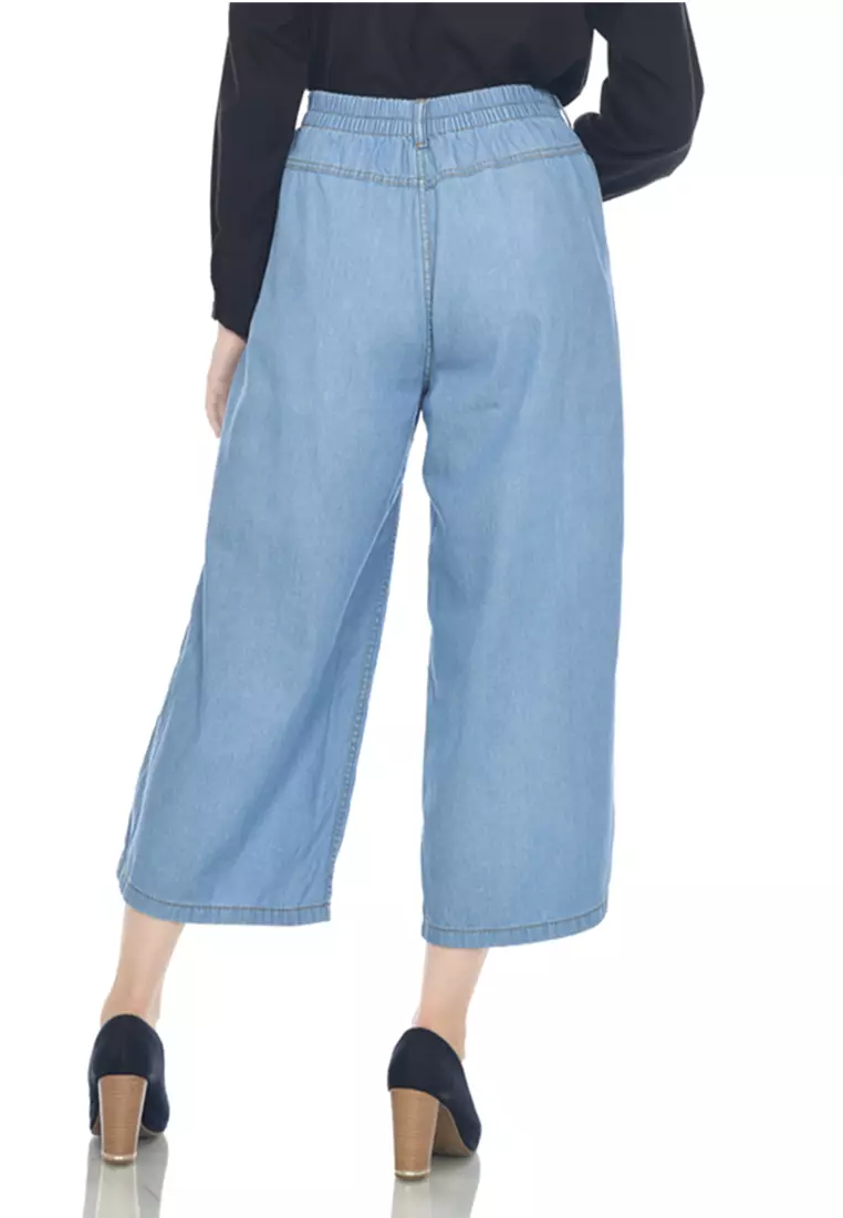 Kulot Denim Palazo Light Blue 272303