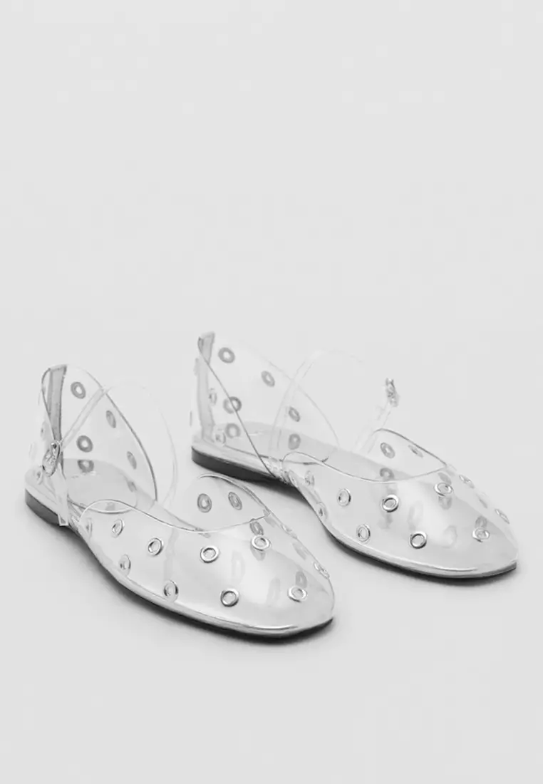 Vinyl Shoes with Eyelets