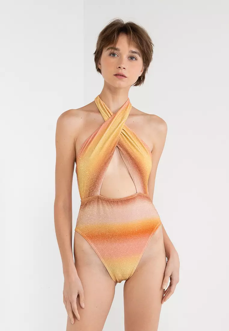 Halter neck one piece discount