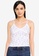 Hollister white Lace Bust Cami Top EFD01AAA1303D4GS_1