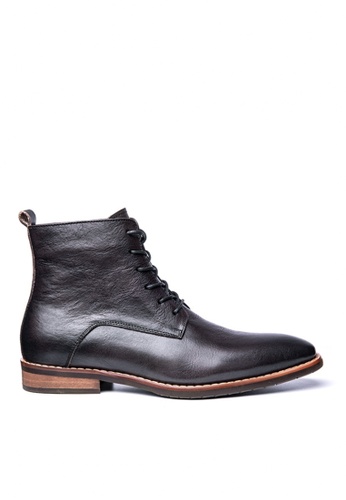 Twenty Eight Shoes black VANSA  Vintage Leather Mid Boots VSM-B02266 FB09DSH3421A54GS_1