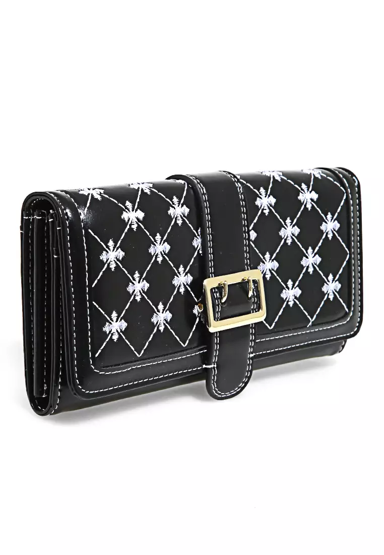 Dompet Wanita Model Panjang Long Wallet Elegant Design Many Slot Material Leather ORIGINAL